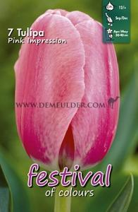 Tulips Pink Impression 12/+ (x12x7)